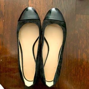 Boss black ballet flats